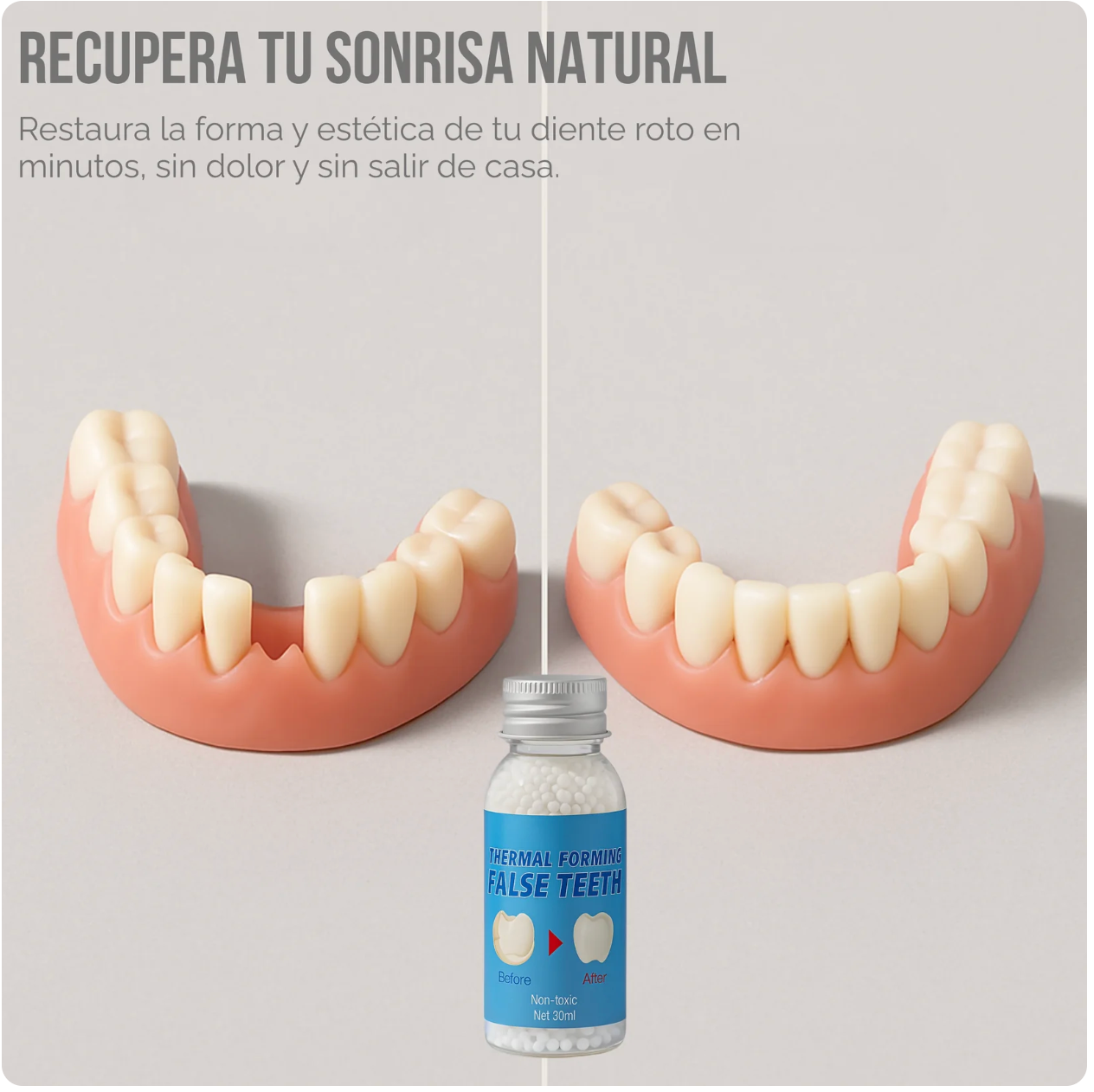 2x1 kit de reparación dental royal pro