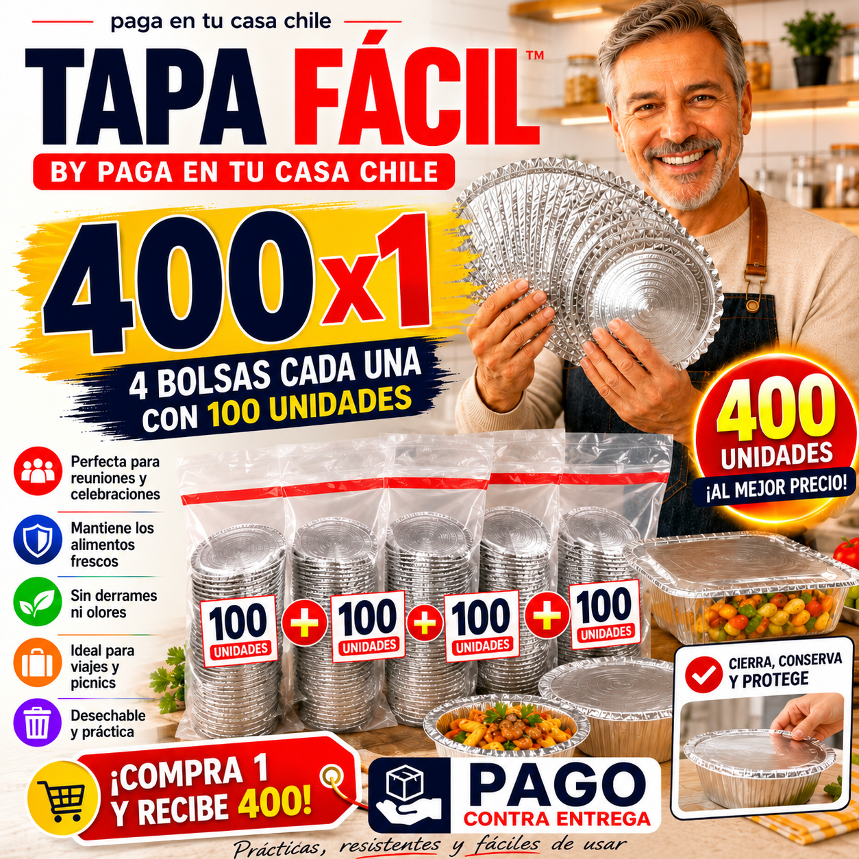 400x1 THERMO COVER™ 🍲 LA SOLUCIÓN PARA MANTENER TUS COMIDAS PROTEGIDAS 200x1