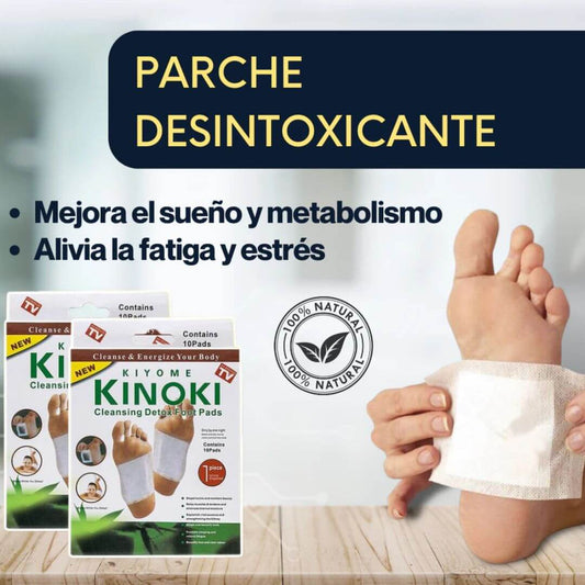 🔴  Super promoción 5x1 en Kinoki Parche para Pies! Disfruta de 50 parches al precio de 1 y experimenta alivio instantáneo del dolor, desintoxicación y reducción de la inflamación