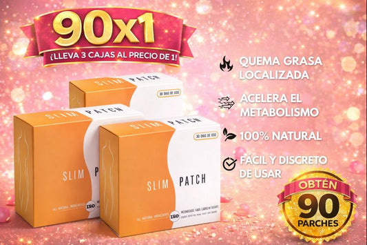 90X1🔥 Pack Slim Parch 3 cajas paga 1  – Adelgazante + Anti Ansiedad. 90x1