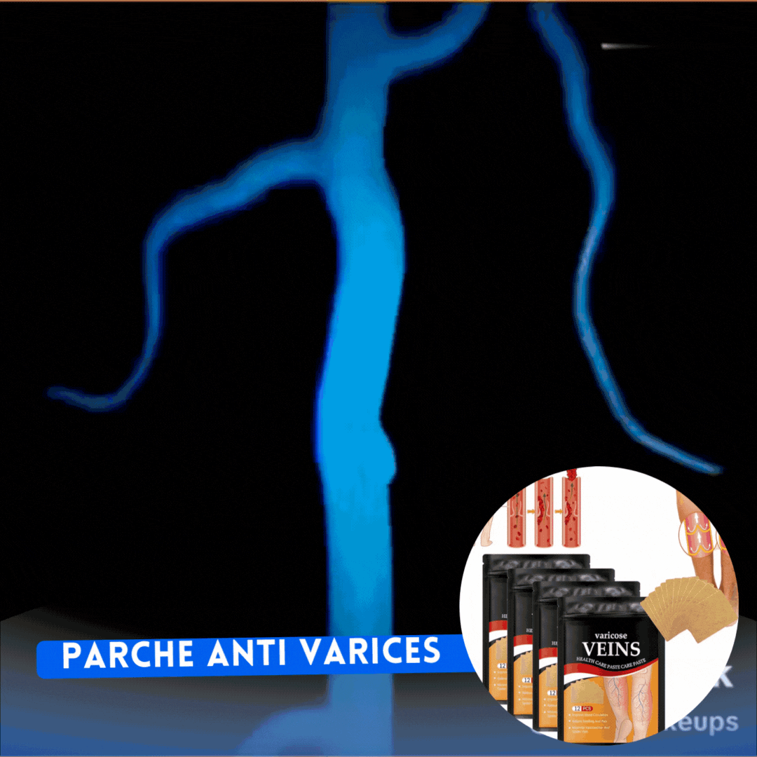 DETOX - 40 PARCHES RODILLA - 40 KINOKIS DESINTOXICANTES - 24 PARCHES ANTI VARICES