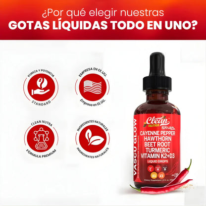 2x1 ® VascuGlow Berberina | Controla el Azúcar y Protege tu Corazón