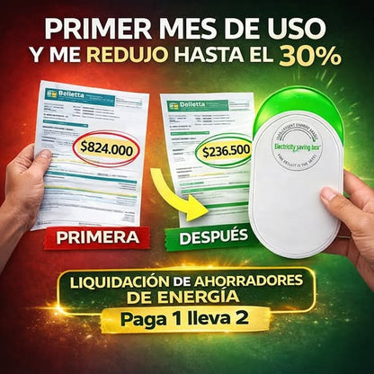 EcoVolt Pro 💸 Dispositivo Ahorrador de Luz – Reduce tu Consumo 40% de luz.  OFERTA SOLO HOY