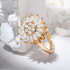 Anillo Girasol Giratorio