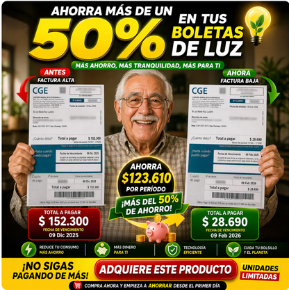 EcoVolt Pro 💸 Dispositivo Ahorrador de Luz – Reduce tu Consumo 40% de luz.  OFERTA SOLO HOY