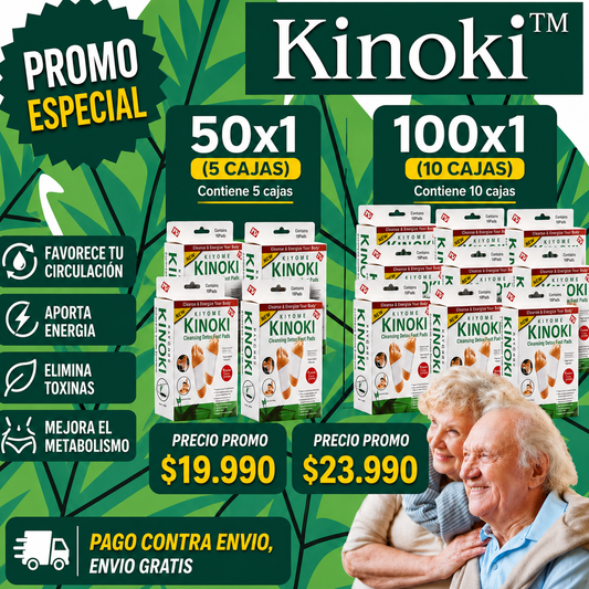 🔥 Parches Kinokis desintoxicantes