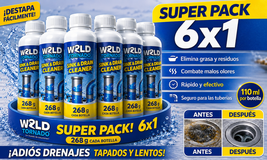 6X1 TORNADO Destapa Cañerías Express (SOLO HOY )