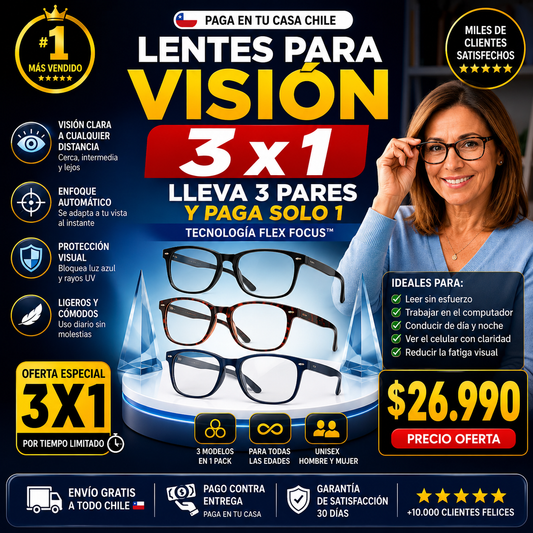 3x1 Lentes One Power ORIGINAL +  estuche protector de regalo🎁  – Visión Clara y Descanso Visual al Instante