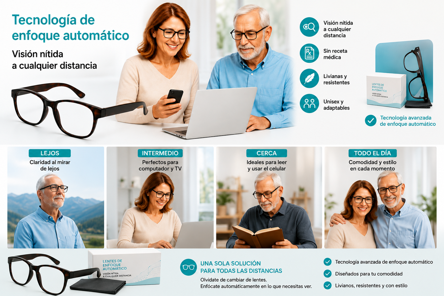2x1 Lentes One Power ORIGINAL +  estuche protector de regalo🎁  – Visión Clara y Descanso Visual al Instante