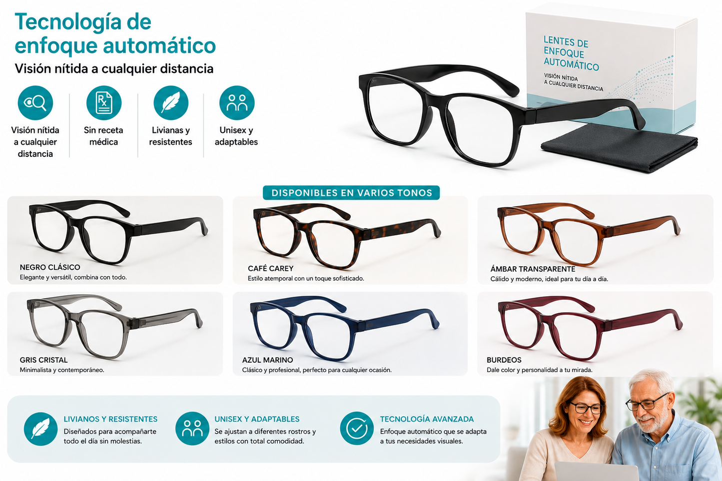 2x1 Lentes One Power ORIGINAL +  estuche protector de regalo🎁  – Visión Clara y Descanso Visual al Instante