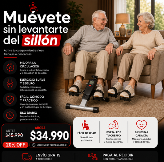 🦵 Pedalera Ejercitadora Multifuncional