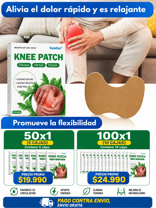 50X 1 PARCHE ARTICULACIONES  RODILLA OFERTA 50 X 1 MEGA PROMOCIÓN