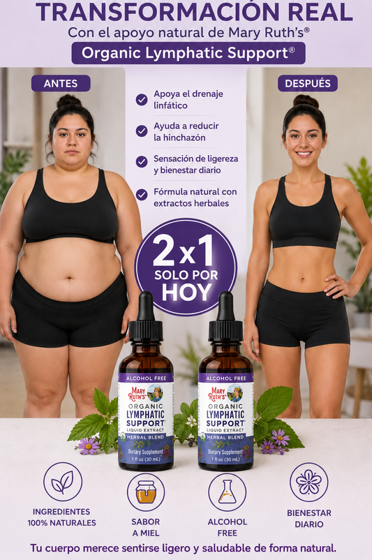 2x1 Merry  Linfático 🌿 💧Drena Naturalmente la Hinchazón del Rostro, Abdomen y Piernas