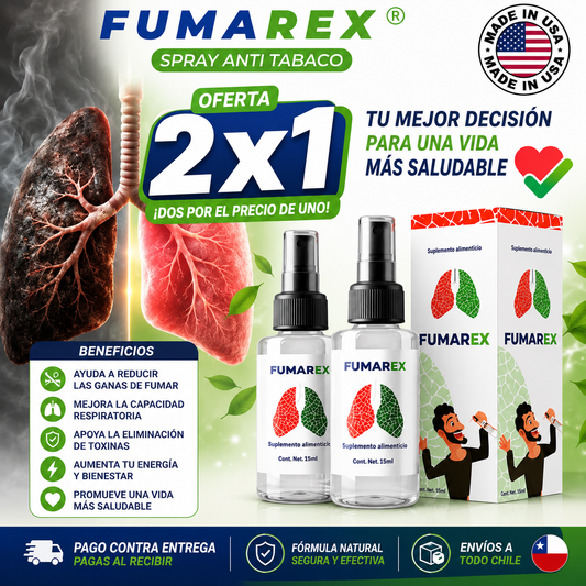 2x1 FUMAREX SPRAY PARA DEJAR DE FUMAR