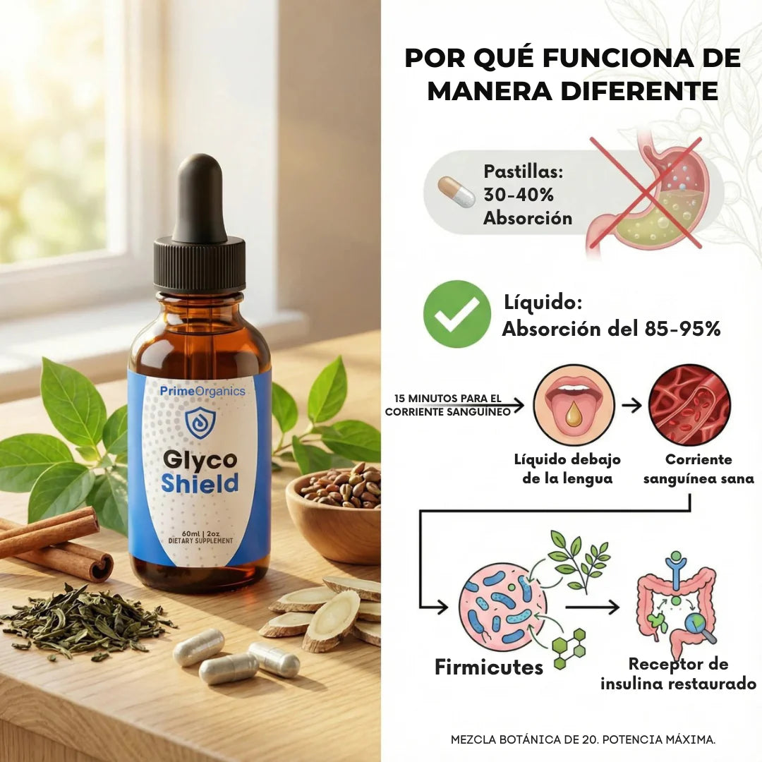 2x1 GlycoShield ⚡ Dile adiós  al azúcar y diabetes