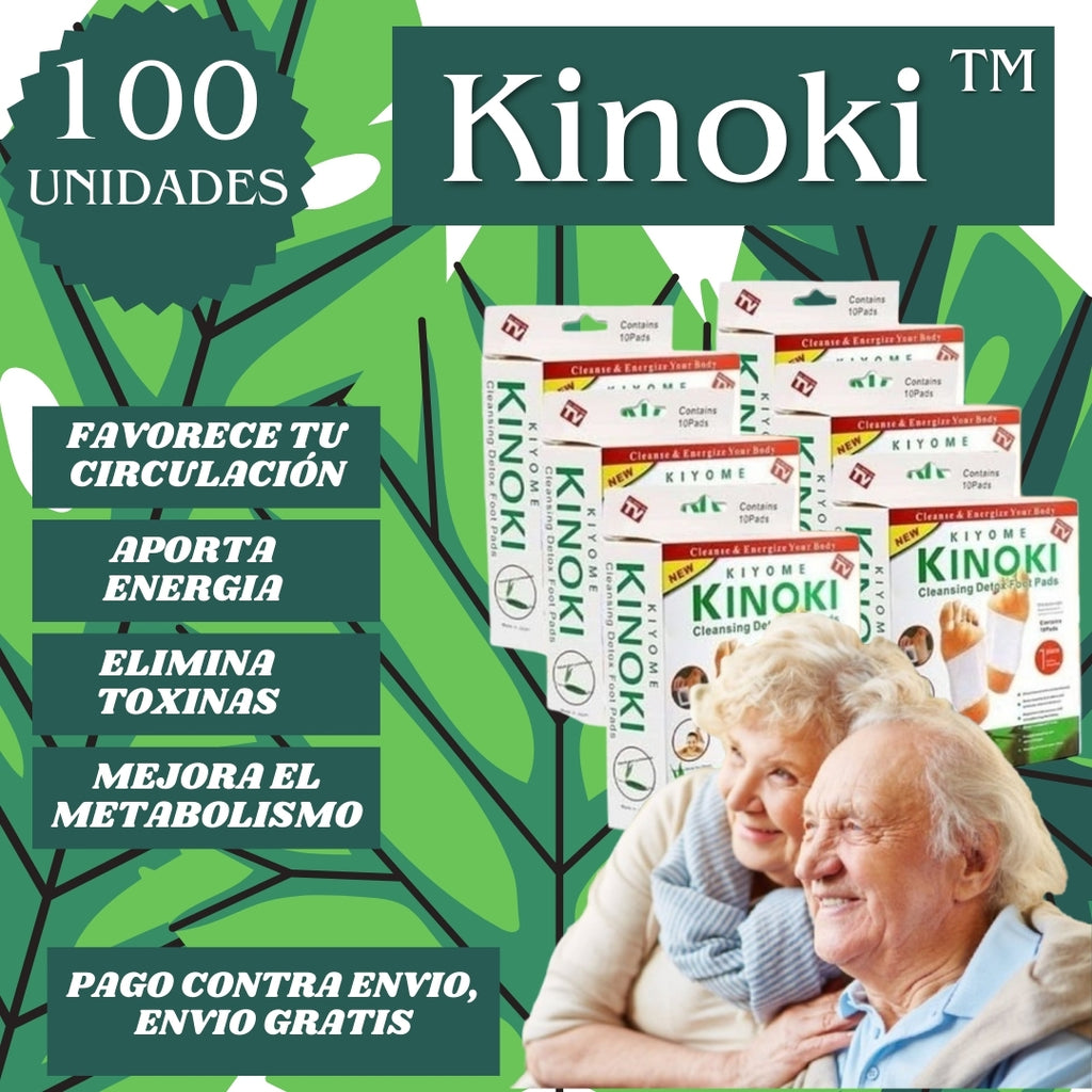 🔥 Parches Kinokis desintoxicantes 100x1