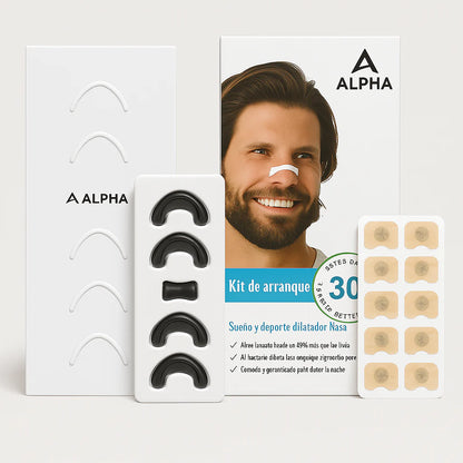 RespiraPlus Banda Nasal – Adiós Ronquidos kit 4 tiras + 15 parches