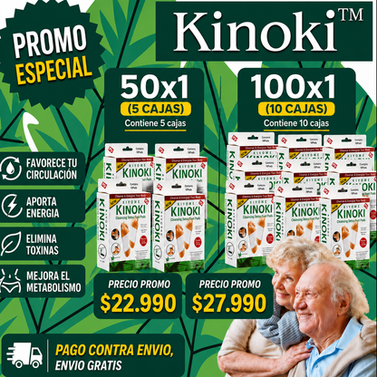 🔥 Parches Kinokis desintoxicantes
