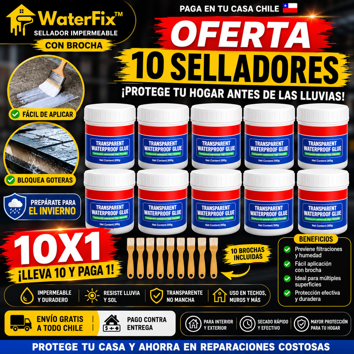10X1 Sellador Impermeable OFERTA SOLO HOY