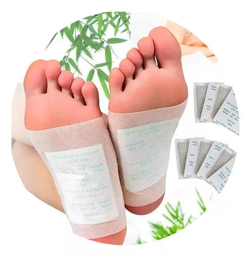 DETOX - 40 PARCHES RODILLA - 40 KINOKIS DESINTOXICANTES - 24 PARCHES ANTI VARICES