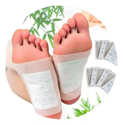 DETOX - 40 PARCHES RODILLA - 40 KINOKIS DESINTOXICANTES - 24 PARCHES ANTI VARICES