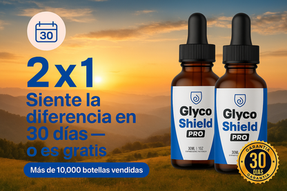 2x1 GlycoShield ⚡ Dile adiós  al azúcar y diabetes
